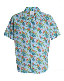 Tropical Patterned Casual Shirt