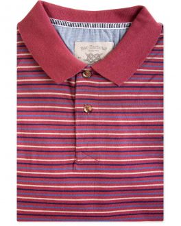 Red Coloured Stripe Polo Shirt
