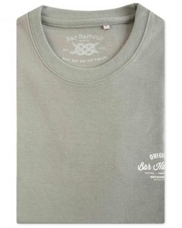 Men's Green Bar Harbour Print T-Shirt