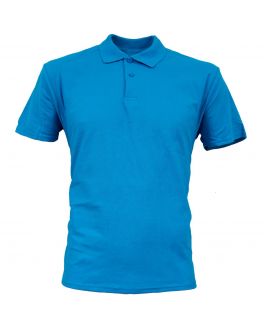 Azure Pique Polo Shirt