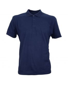 Navy Pique Polo Shirts