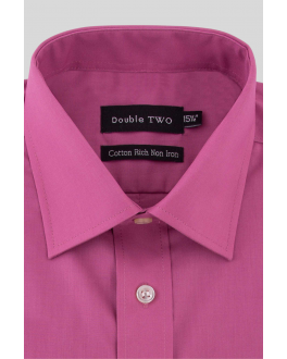 Dusky Pink Long Sleeve Non-Iron Shirt