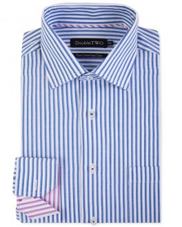 Blue Shadow Stripe Formal Shirt 