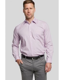 Double TWO Lilac Tall Fit Long Sleeved Shirt