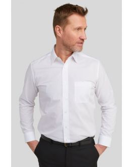 Double TWO White Tall Fit Long Sleeved Shirt 