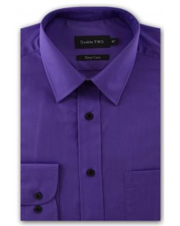 Purple Classic Easy Care Long Sleeve Shirt