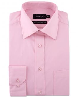 Pink 100% Cotton Poplin Shirt