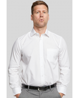 Big & Tall White Non Iron Long Sleeve Shirt