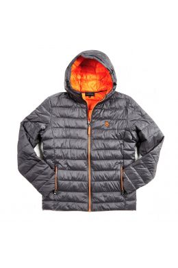 Grey & Orange Lightweight Padded Jacket