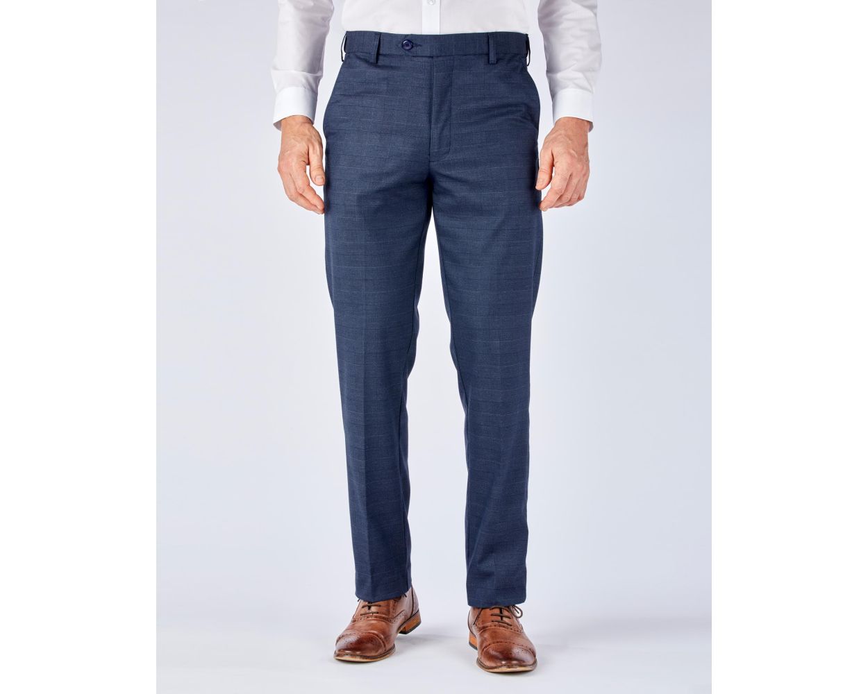 Mens Checked Trousers  MS