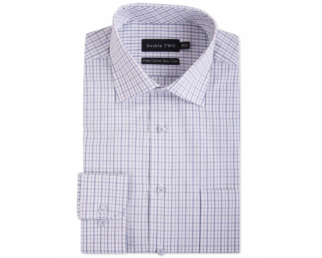 Pack of 2 Brand find Mens Slim Fit Checked Formal Shirt 