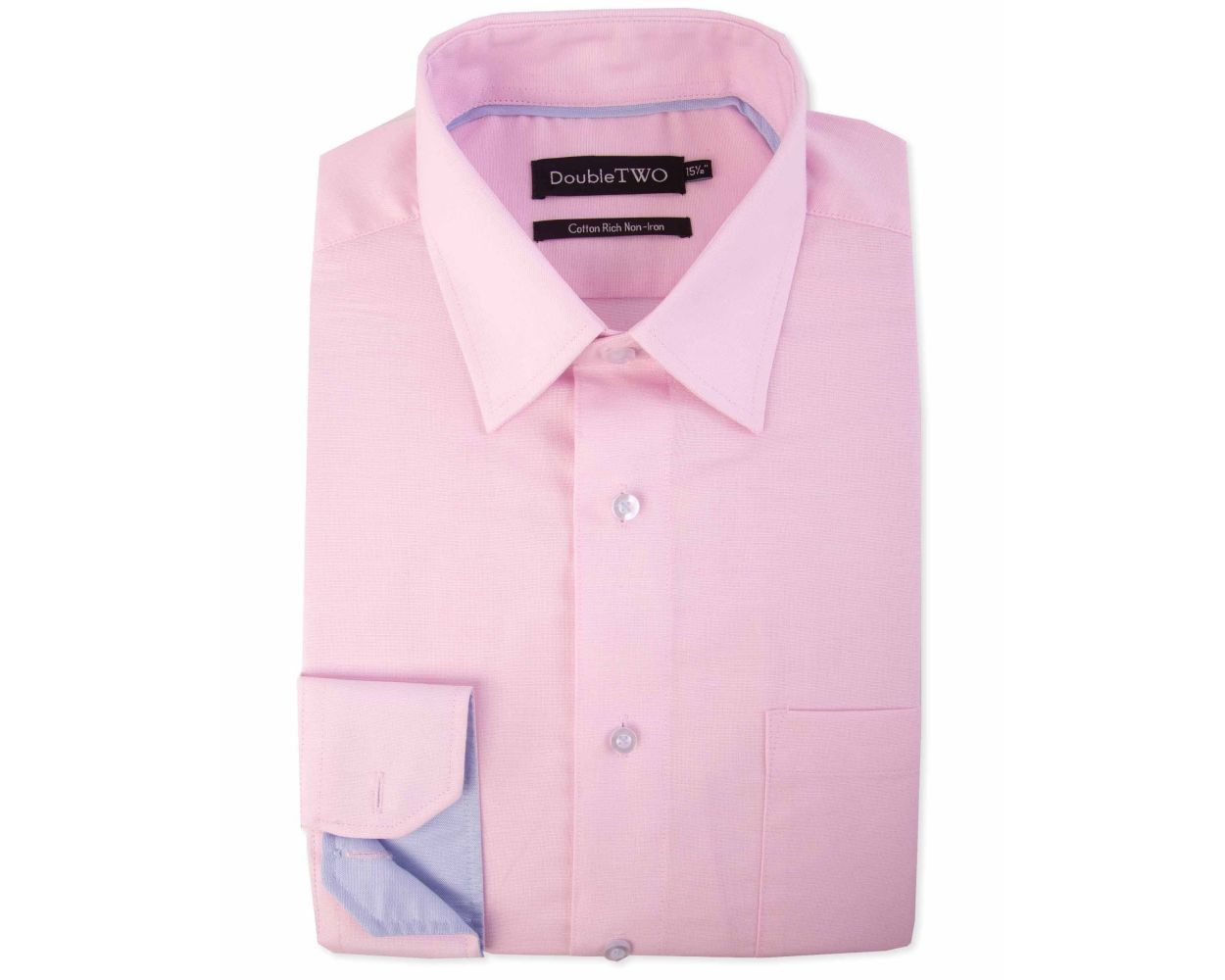Men's Pink Oxford Formal Shirt | Double TWO