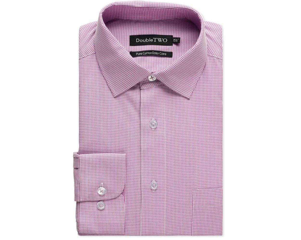 Purple Duchamp Cotton Textured Tailored-fit Dress Shirt in Lilac Mens Clothing Shirts Formal shirts for Men 