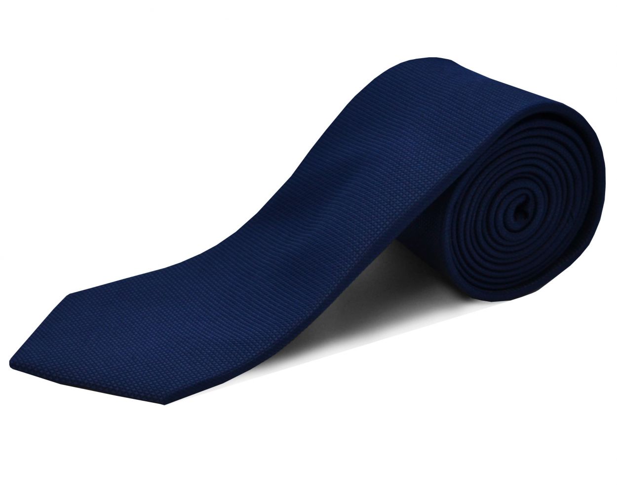 Extra Long Navy Silk Tie | Double TWO