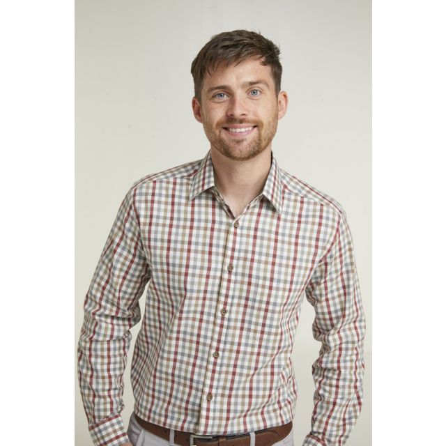 Forest Tattersall Check Long Sleeve Shirt | Double TWO