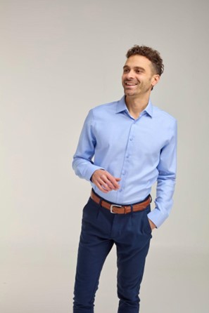 Pale Blue Tailored Fit Shirt
